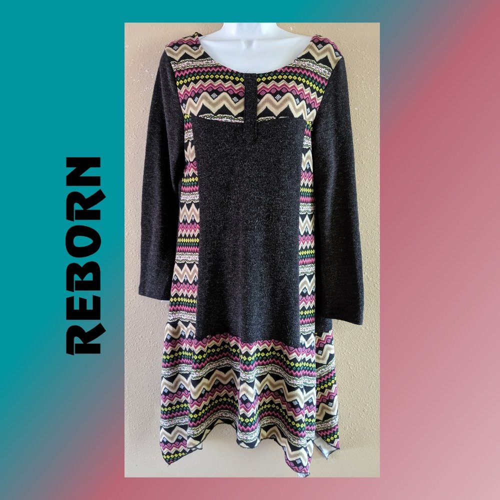 REBORN SWEATER DRESS
